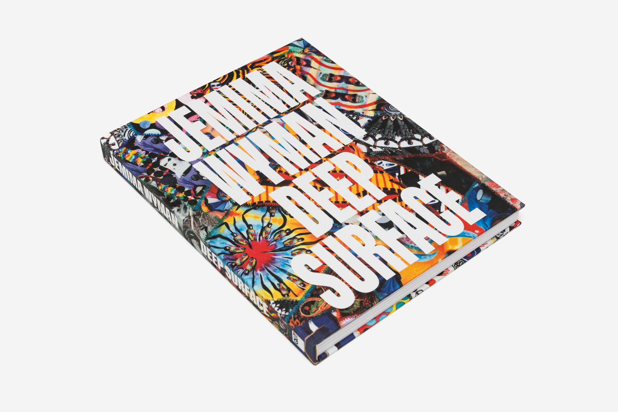 Jemima Wyman: Deep Surface A colourful, patterned hardcover book titled Jemima Wyman Deep Surface