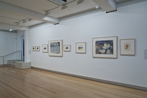 Installation view of 'Remarks on Colour: Australian watercolours' 2011 | Photo: Richard Stringer