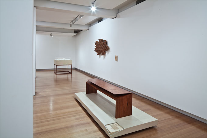 Installation view of 'WOOD: art design architecture' | Photo: Richard Stringer