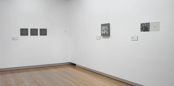 Installation view of '1969: The Black Box Of Conceptual Art' | Photo: Carl Warner