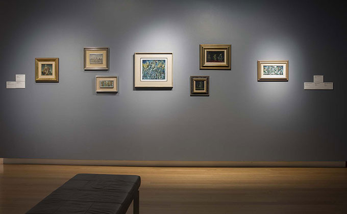 Installation view of 'Painter in Paradise: William Dobell in New Guinea' | Photo: Carl Warner