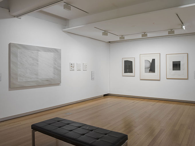 Installation view of 'Less than: Art and reductionism' at QUT Art Museum