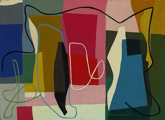 Grace CROWLEY   'Abstract painting' 1947   oil on cardboard   National Gallery of Australia, Canberra   Purchased 1959   Courtesy National Gallery of Australia, Canberra