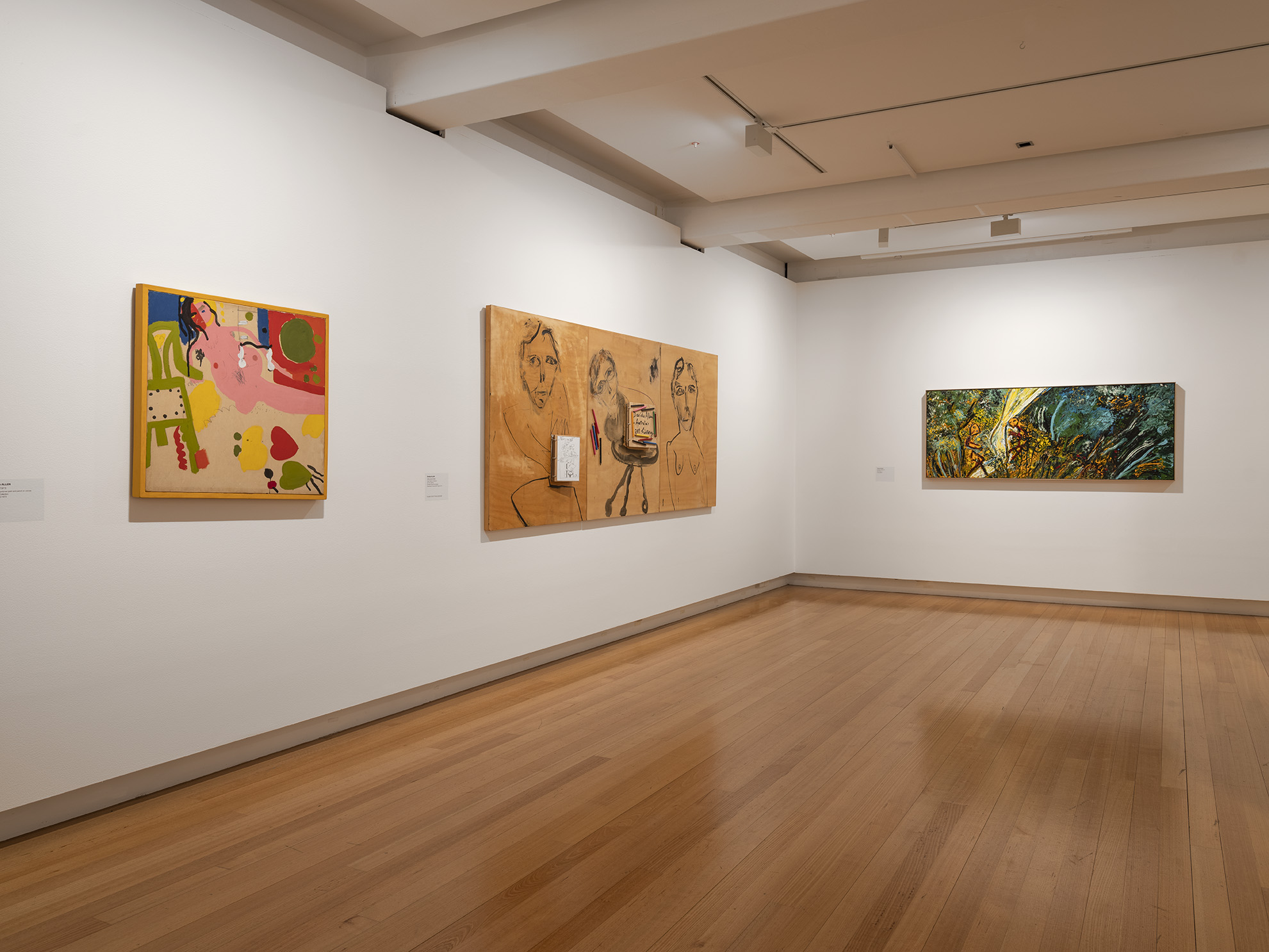 Installation view of 'Odd Bedfellows' (29 August - 8 November 2020), QUT Art Museum. Photo by Carl Warner.