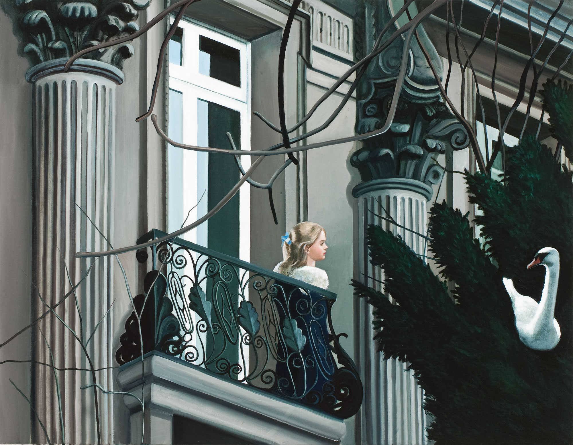 Anne WALLACE 'Rich Girl, Avenue Foch' 2010 | oil on canvas | Collection of Alison Green, Sydney