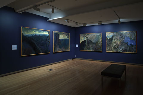 Installation view of 'William Robinson: The Transfigured Landscape' 2011 | Photo: Richard Stringer