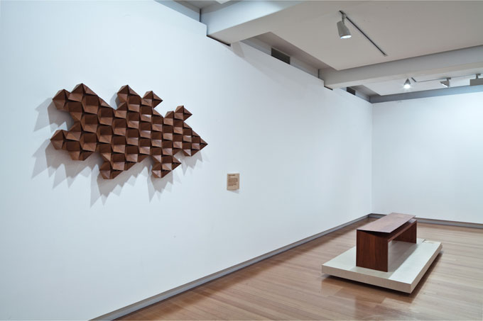 Installation view of 'WOOD: art design architecture' | Photo: Richard Stringer