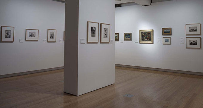 Installation view of 'Painter in Paradise: William Dobell in New Guinea' | Photo: Carl Warner