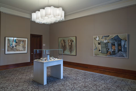 Installation view of 'William Robinson: The Transfigured Landscape' 2011 | Photo: Richard Stringer