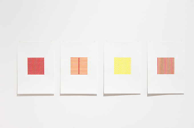 Brooke FERGUSON 'No. 1-4' 2015 | gouache, pencil on paper | Courtesy the artist