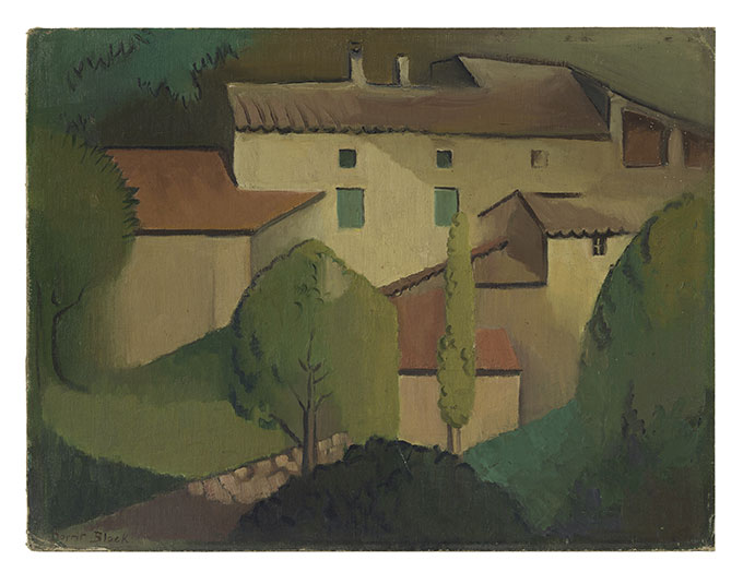 Dorrit BLACK   'Provençale farmhouse' 1928   oil on canvas on cardboard   National Gallery of Australia, Canberra   Purchased 2014   Courtesy National Gallery of Australia, Canberra