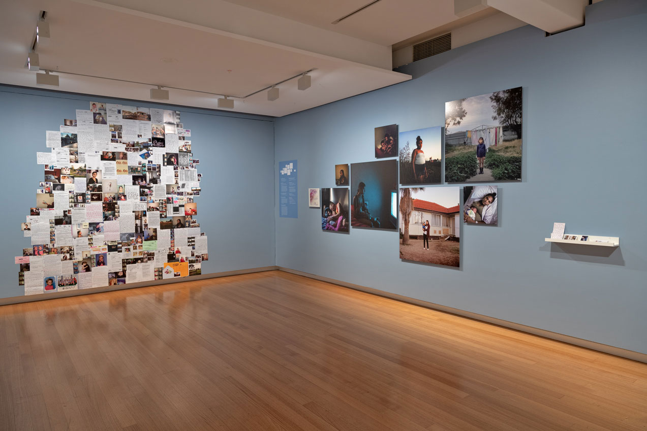 Installation view of 'Exchange value' (16 February - 28 April 2019), QUT Art Museum, 2019. Image copyright Mick Richards.