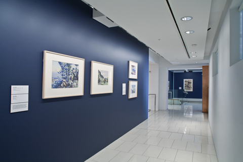 Installation view of 'Remarks on Colour: Australian watercolours' 2011 | Photo: Richard Stringer