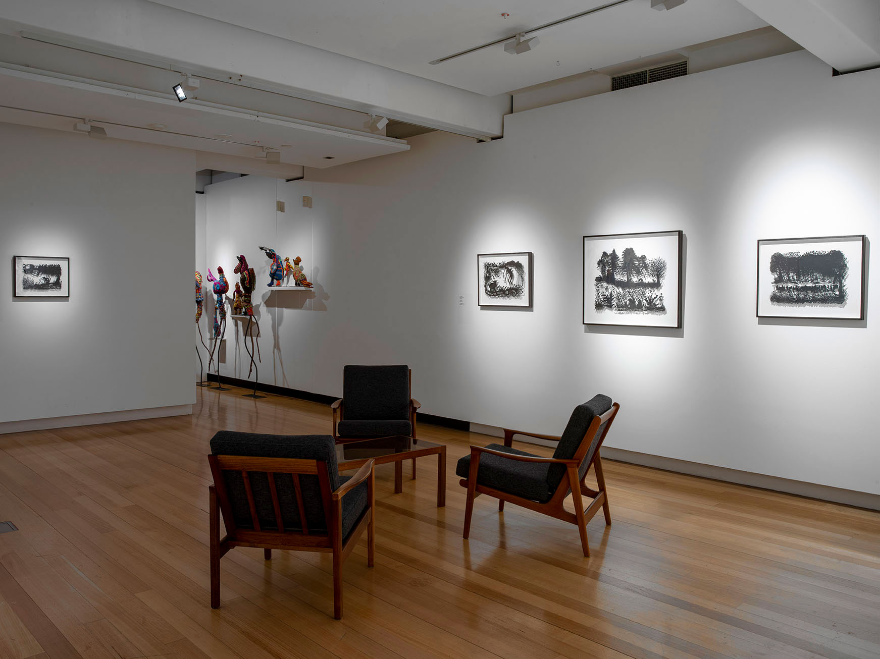 Installation view of 'Beyond reason'. Photo by Carl Warner.