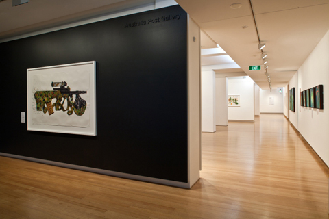 Installation view of 'Perspectives: Jon Cattapan and eX de Medici' | Photo: Richard Stringer
