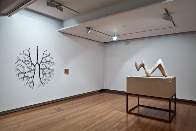 Installation view of 'WOOD: art design architecture' | Photo: Richard Stringer