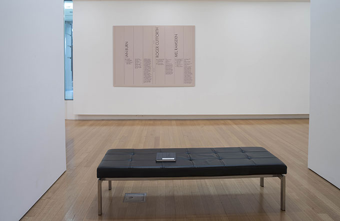 Installation view of '1969: The Black Box Of Conceptual Art' | Photo: Carl Warner
