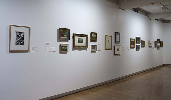 Installation view of 'Painter in Paradise: William Dobell in New Guinea' | Photo: Carl Warner