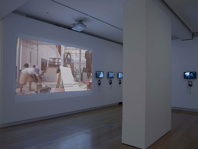 Installation view of 'Frontier imaginaries: the life of lines' | Photo: Carl Warner