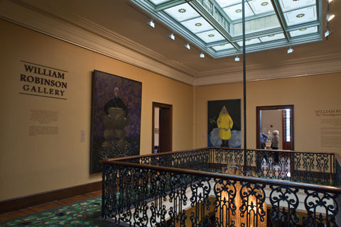 Installation view of 'William Robinson: The Transfigured Landscape' 2011 | Photo: Richard Stringer