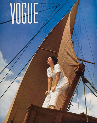 Anton Bruehl 'Model on Anton Bruehl's yacht,' Yarra 1935 | for 'Vogue', July 1935 | National Gallery of Australia, Canberra | Gift of American Friends of the National Gallery of Australia Inc., New York NY USA | made possible with the generous support of Anton Bruehl Jr, 2006