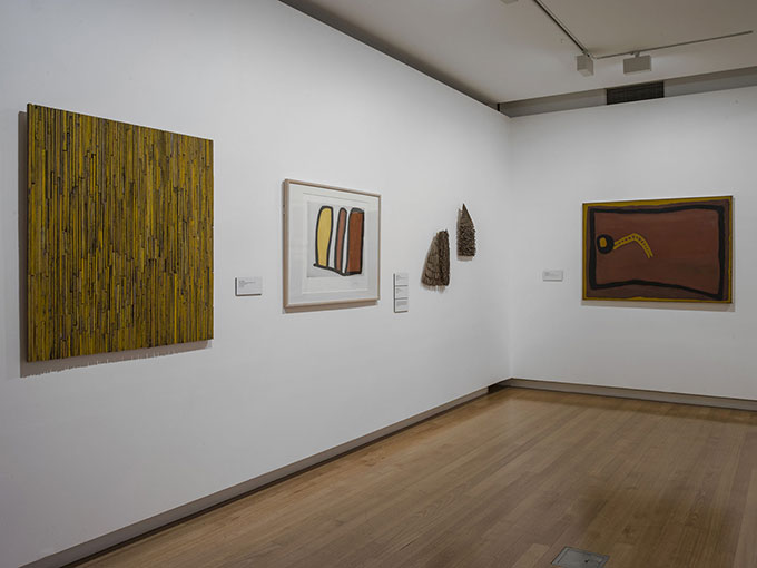 Installation view of 'Less than: Art and reductionism' at QUT Art Museum