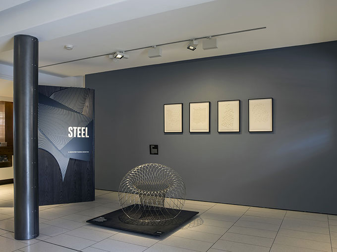 Installation view of 'STEEL: art design architecture'   Photo: Carl Warner