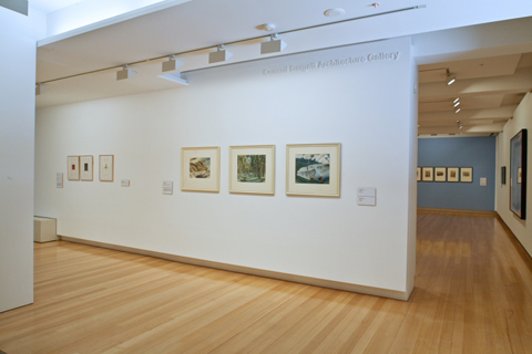 Installation view of 'Remarks on Colour: Australian watercolours' 2011 | Photo: Richard Stringer