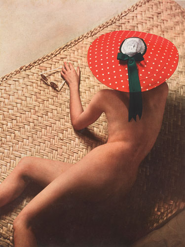 Anton Bruehl 'Model Ruth Curlett in red sun hat ' 1936 | for 'Vogue', July 1936 | colour print | National Gallery of Australia, Canberra | Gift of American Friends of the National Gallery of Australia Inc., New York NY USA | made possible with the generous support of Anton Bruehl Jr, 2006