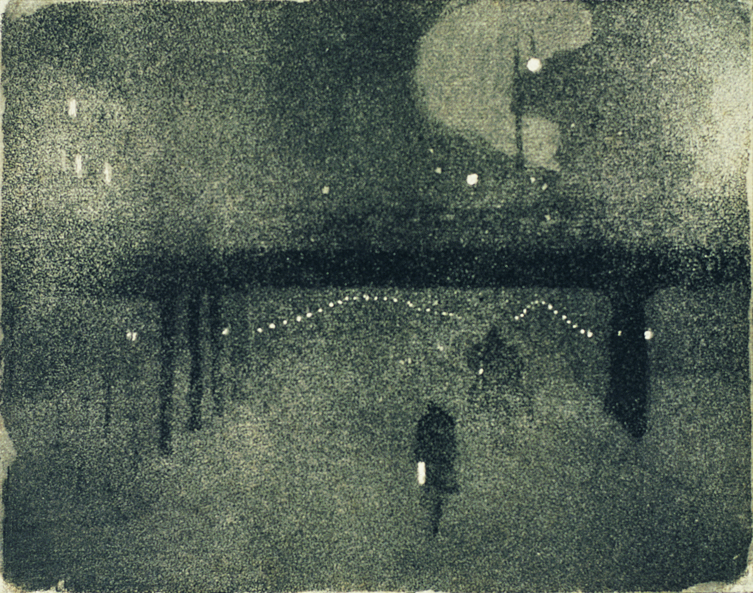 Jessie TRAILL, Avenue du Maine 1908, aquatint. QUT Art Collection. Gift of Robert Gibson under the Cultural Gifts Program, 2000
