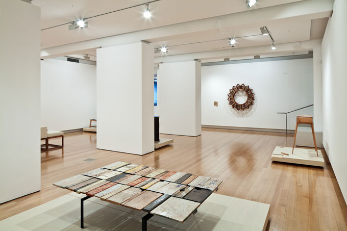 Installation view of 'WOOD: art design architecture' | Photo: Richard Stringer