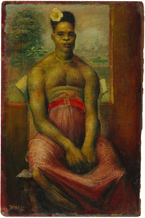 William DOBELL 'Mathias' 1953 | oil on hardboard | National Gallery of Australia, Canberra | Purchased 1976